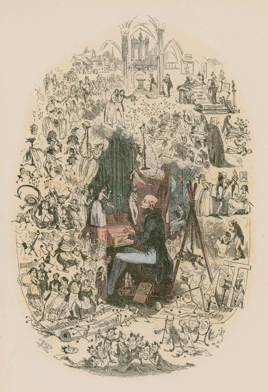 Illustrazione per Martin Chuzzlewit da Hablot Knight Browne