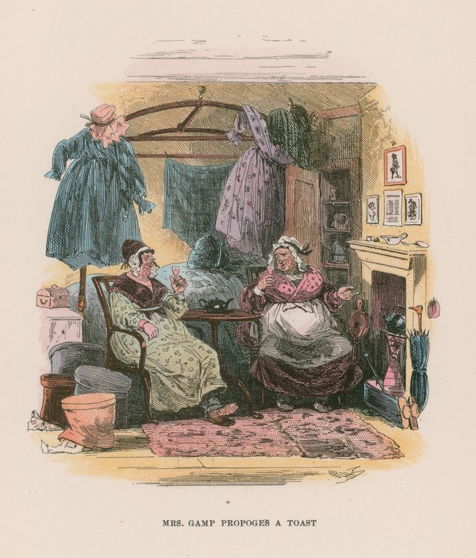 Illustrazione per Martin Chuzzlewit da Hablot Knight Browne