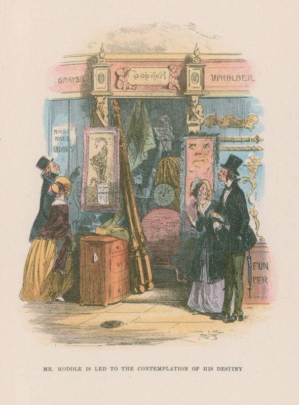 Illustrazione per Martin Chuzzlewit da Hablot Knight Browne