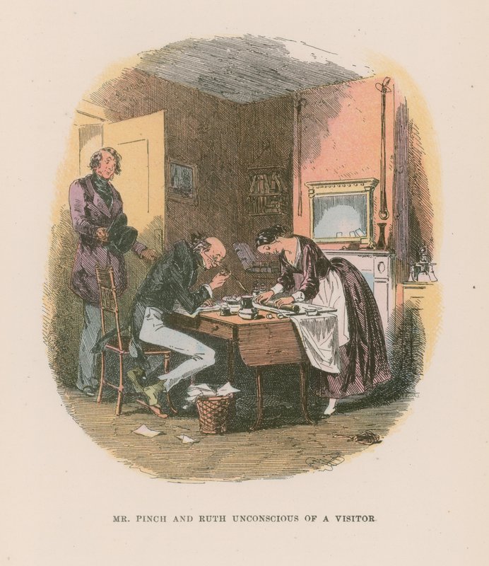 Illustrazione per Martin Chuzzlewit da Hablot Knight Browne