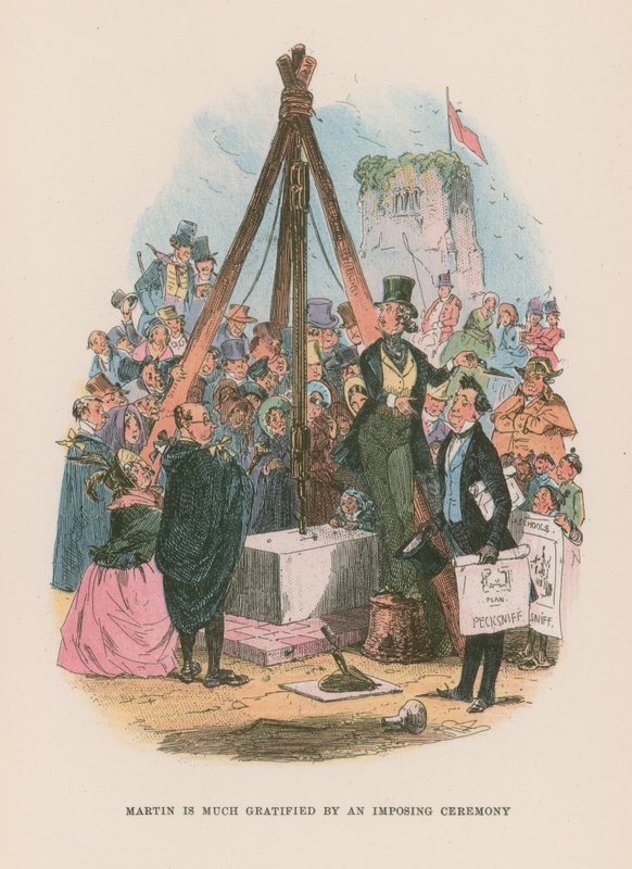 Illustrazione per Martin Chuzzlewit da Hablot Knight Browne