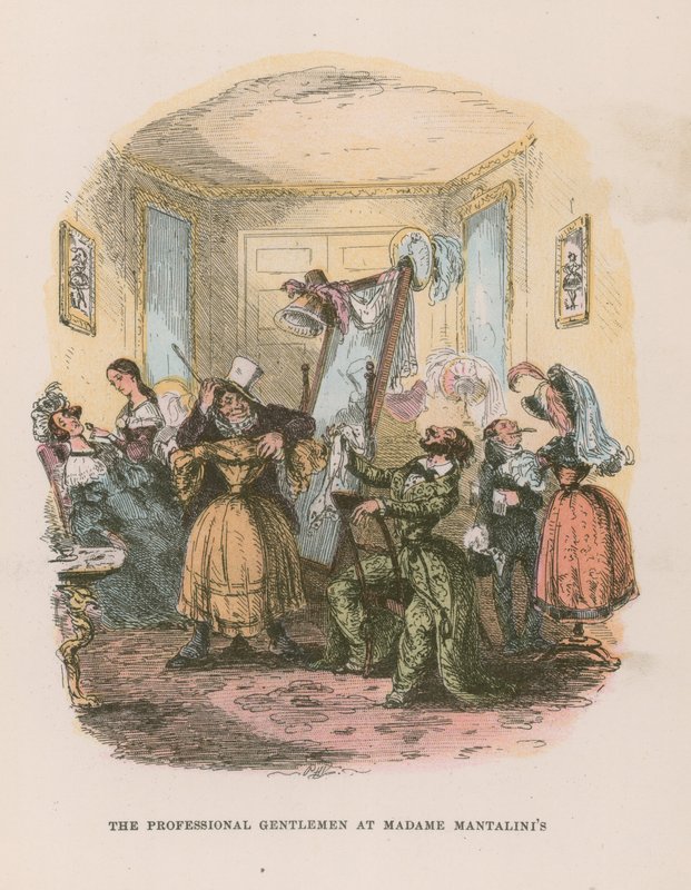 Illustrazione per Nicholas Nickleby da Hablot Knight Browne