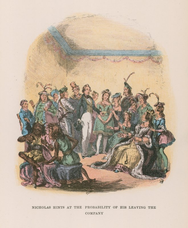 Illustrazione per Nicholas Nickleby da Hablot Knight Browne