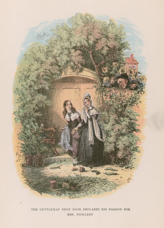 Illustrazione per Nicholas Nickleby da Hablot Knight Browne
