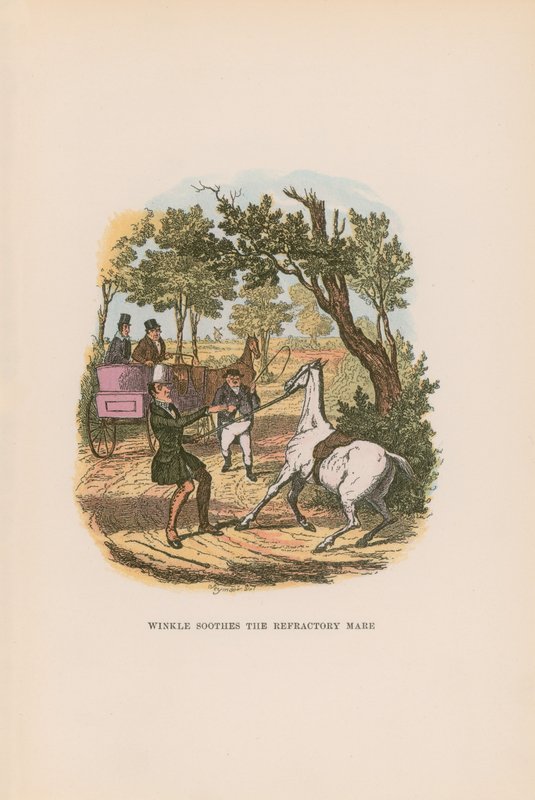 Illustrazione per Pickwick Papers da Hablot Knight Browne