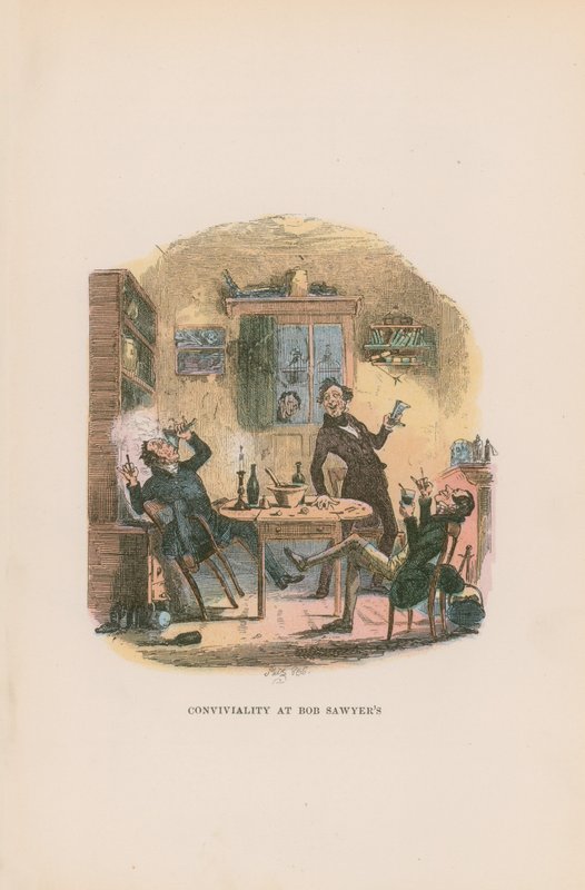 Illustrazione per Pickwick Papers da Hablot Knight Browne