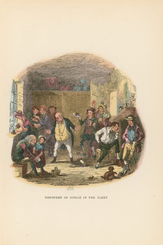 Illustrazione per Pickwick Papers da Hablot Knight Browne