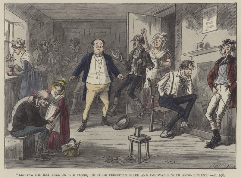 Illustrazione per Il Circolo Pickwick da Hablot Knight Browne