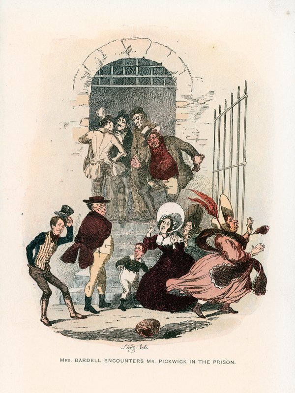 Illustrazione per i Pickwick Papers da Hablot Knight Browne