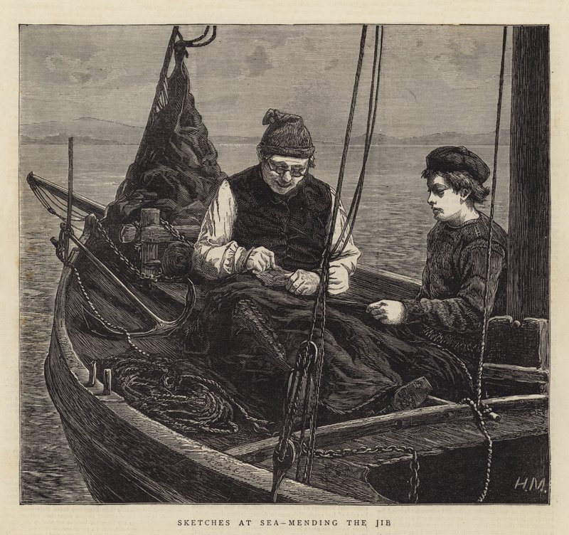 Schizzi in mare, riparando il fiocco da Hamilton Macallum