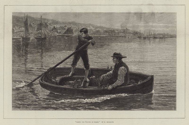 Imbarco del capitano da Hamilton Macallum