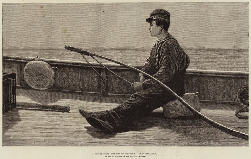 Otto Campane, il Ragazzo al Timone da Hamilton Macallum