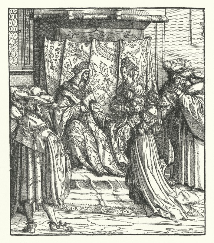 Eleonora del Portogallo riceve la proposta di matrimonio di Federico d
