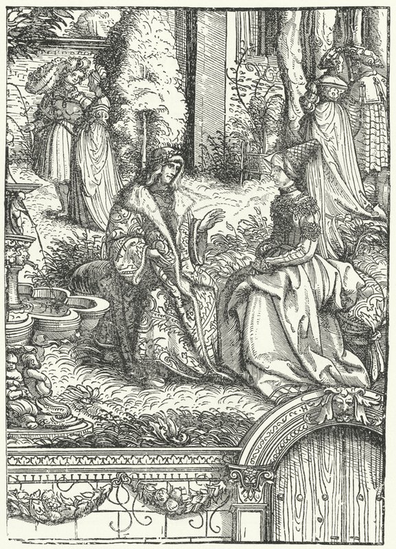 Massimiliano I, Imperatore del Sacro Romano Impero, e sua moglie Maria di Borgogna da Hans (after) Burgkmair