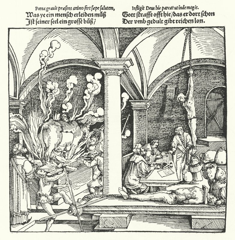 Tortura (incisione) da Hans (after) Burgkmair