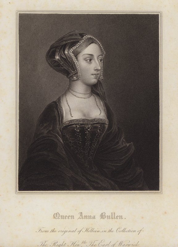 Anna Bolena, seconda moglie di Re Enrico VIII da Hans (after) Holbein the Younger