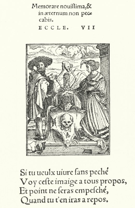 Lo stemma allegorico della morte da Hans (after) Holbein the Younger