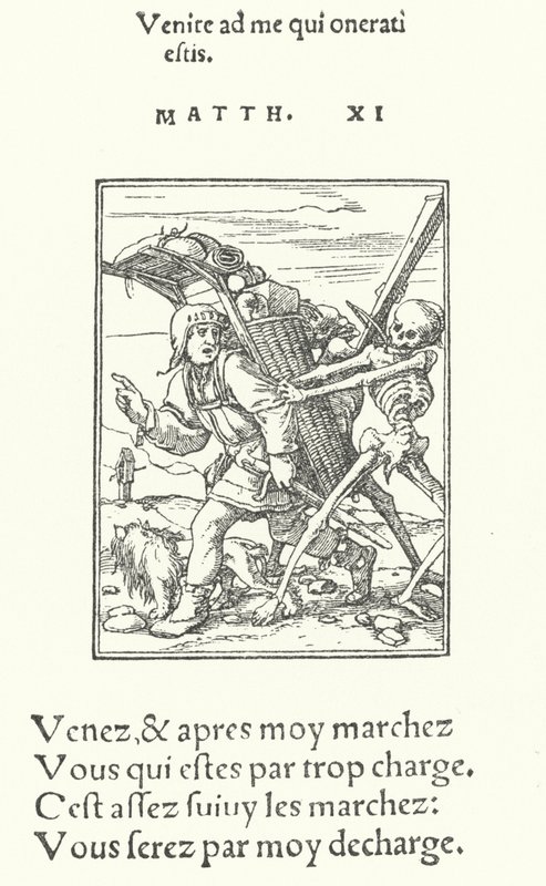 Il venditore ambulante da Hans (after) Holbein the Younger