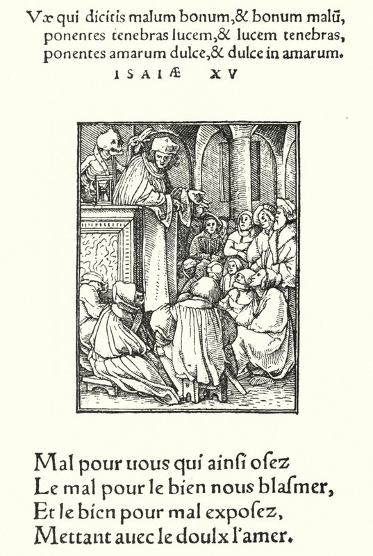Il predicatore da Hans (after) Holbein the Younger