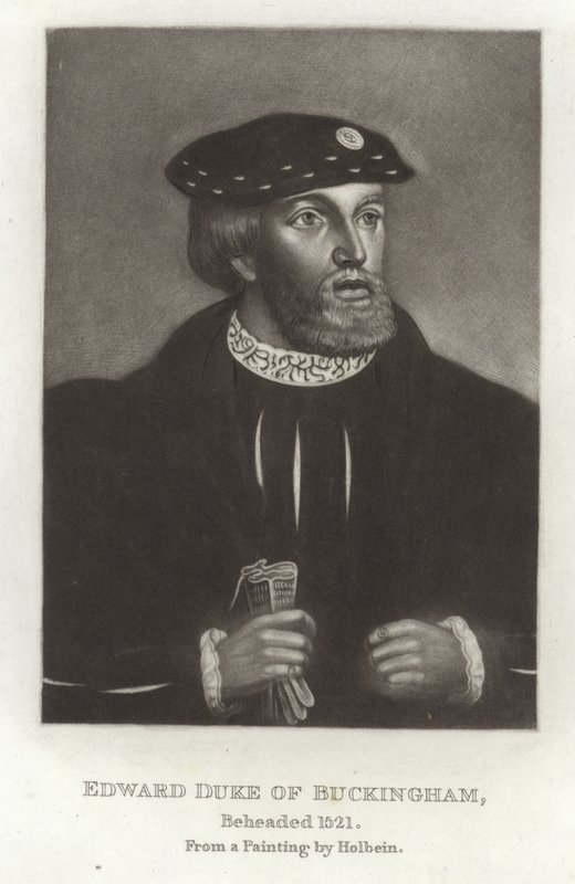 Edward Duca di Buckingham da Hans Holbein der Jüngere