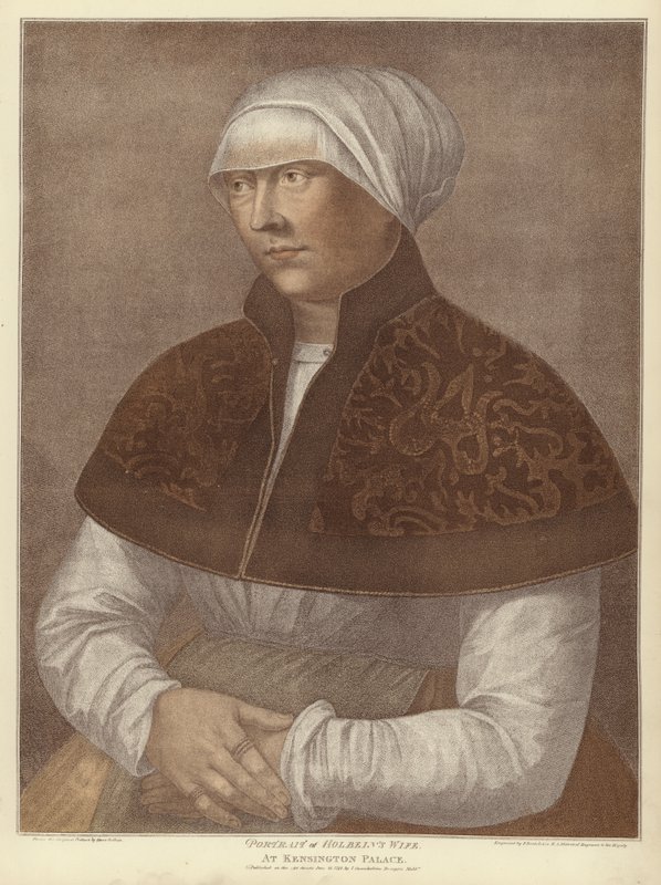 Elsbeth, la moglie di Hans Holbein da Hans Holbein der Jüngere