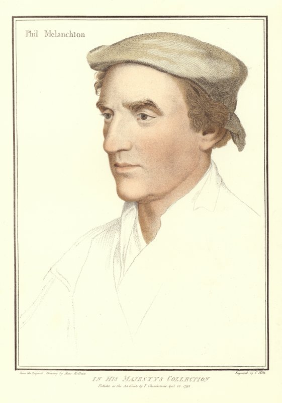 Filippo Melantone da Hans Holbein der Jüngere