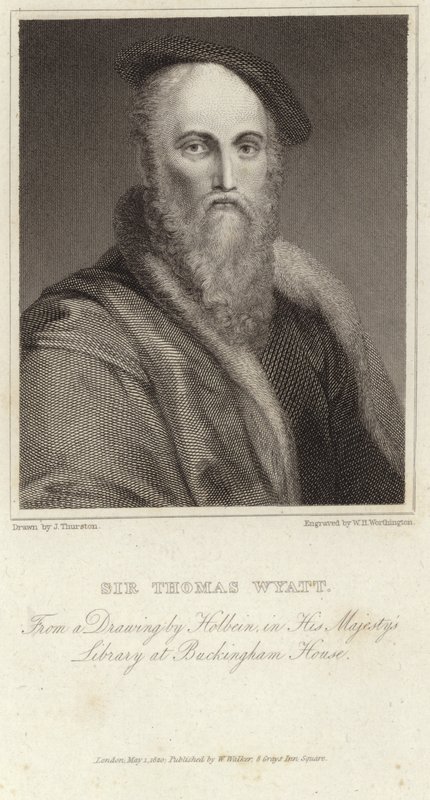 Ritratto di Sir Thomas Wyatt da Hans Holbein der Jüngere