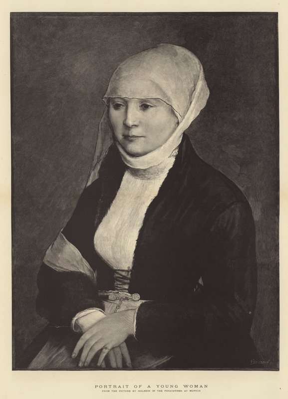 Ritratto di una giovane donna da Hans Holbein der Jüngere