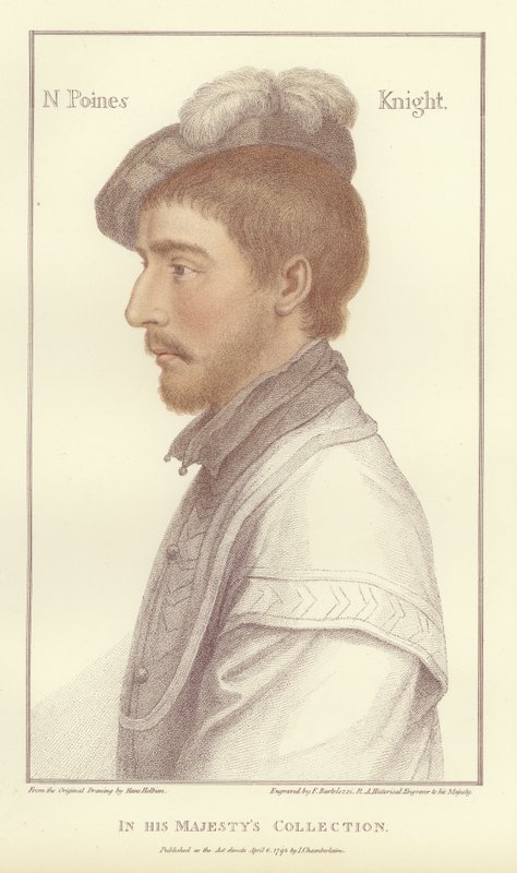 Sir Nicholas Poins da Hans Holbein der Jüngere