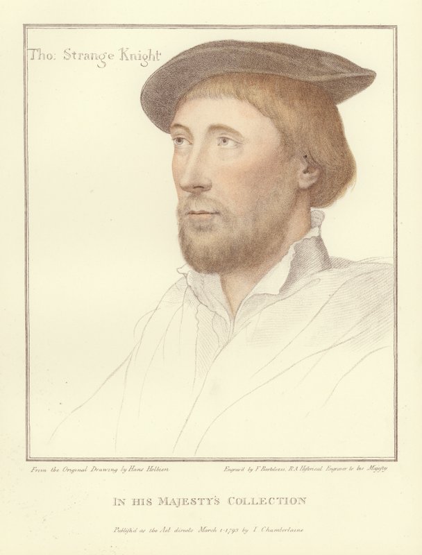 Sir Thomas Strange (acquatinta) da Hans Holbein der Jüngere