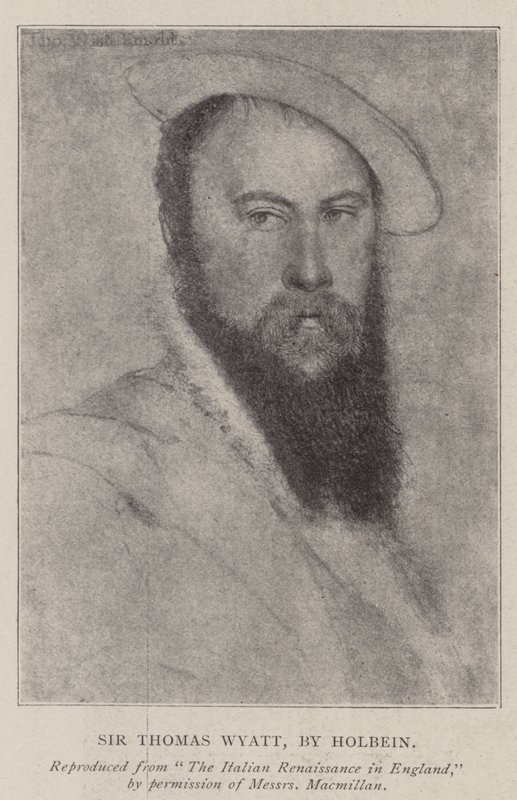 Sir Thomas Wyatt da Hans Holbein der Jüngere