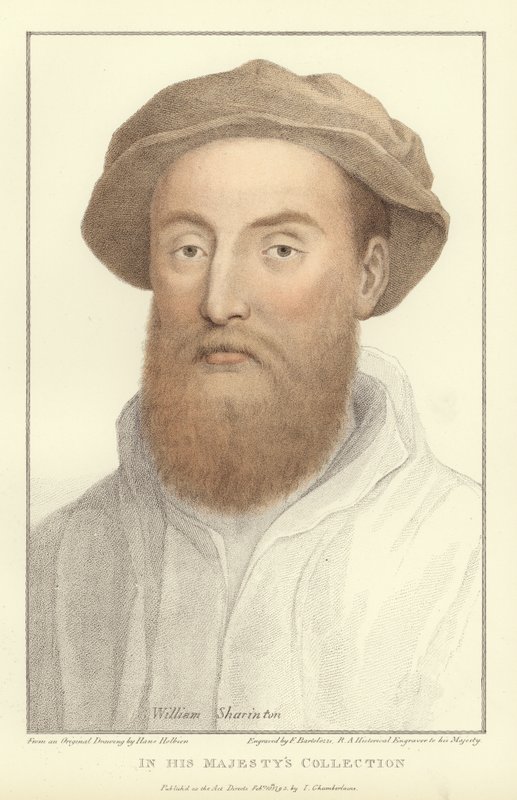 Sir William Sharington (acquatinta) da Hans Holbein der Jüngere