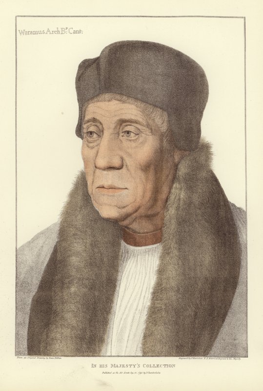 William Warham, Arcivescovo di Canterbury da Hans Holbein der Jüngere