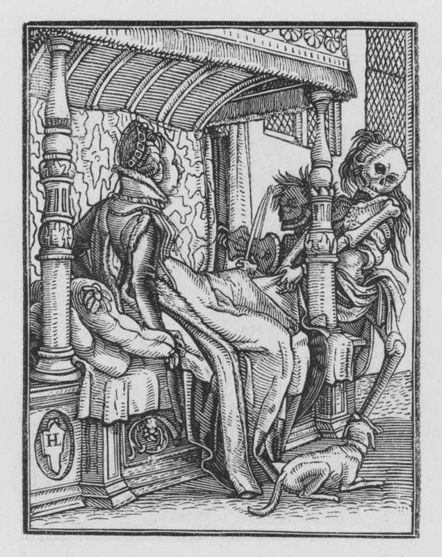 La danza della morte di Holbein: La duchessa da Hans Holbein der Jüngere