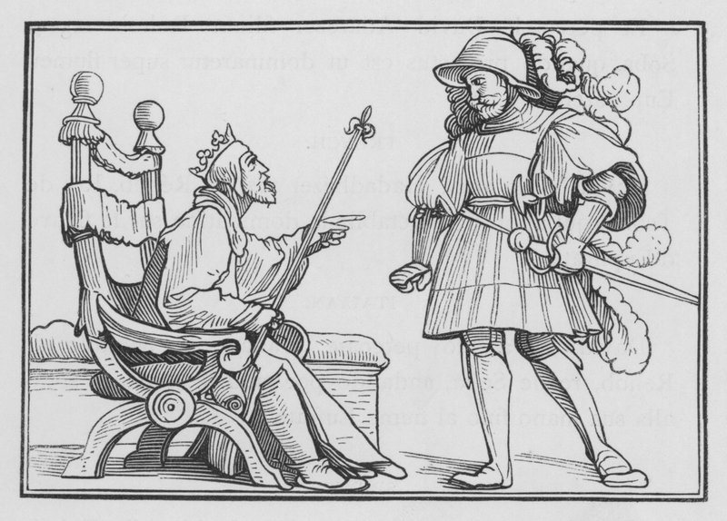Uria ucciso per ordine di Davide, 2 Samuele XI, 14 da Hans Holbein der Jüngere