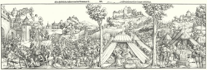 Landsknechts che combattono una battaglia all