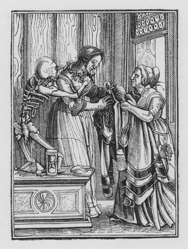 La danza della morte di Holbein: La contessa da Hans after Holbein the Younger