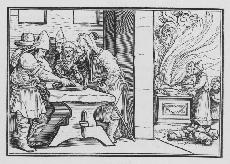Giosia Fa Celebrare una Pasqua Solenne, 2 Cronache XXXV, 1 da Hans after Holbein the Younger