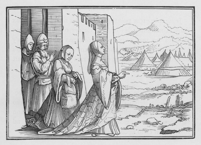 Giuditta e la sua ancella si recano al campo assiro, Giuditta X, 6 da Hans after Holbein the Younger