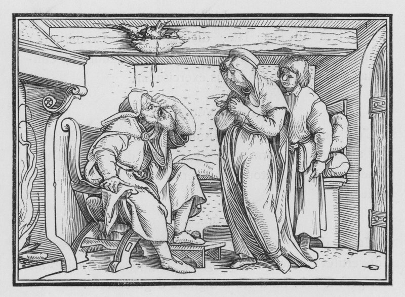 Tobia diventa cieco, Tobia II, 10 da Hans after Holbein the Younger