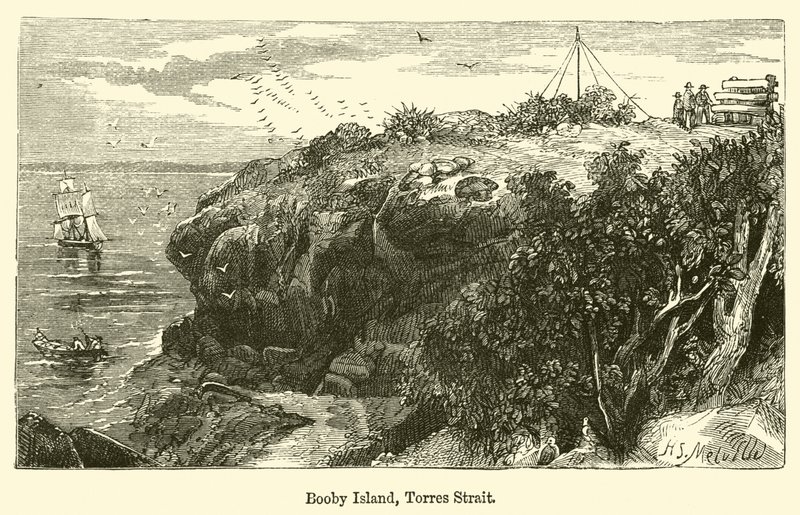 Isola Booby, Stretto di Torres da Harden Sidney Melville