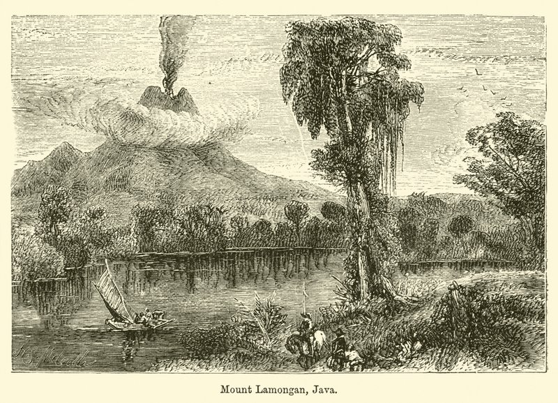Monte Lamongan, Giava da Harden Sidney Melville