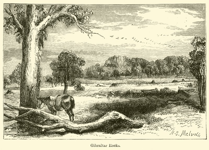 Rocce di Gibilterra da Harden Sidney (after) Melville