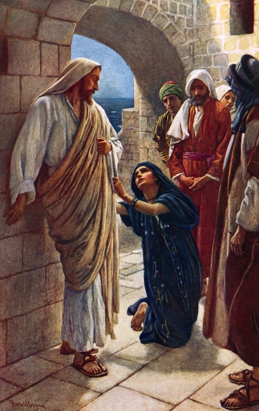 Una donna di Canaan da Harold Copping