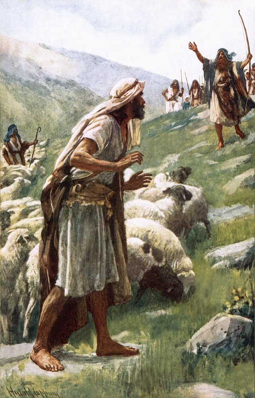 Giacobbe ed Esaù da Harold Copping