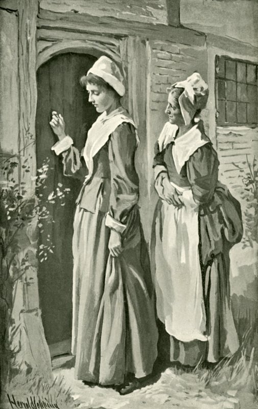 Misericordia e Timorosa chiamano Cristiana da Harold Copping