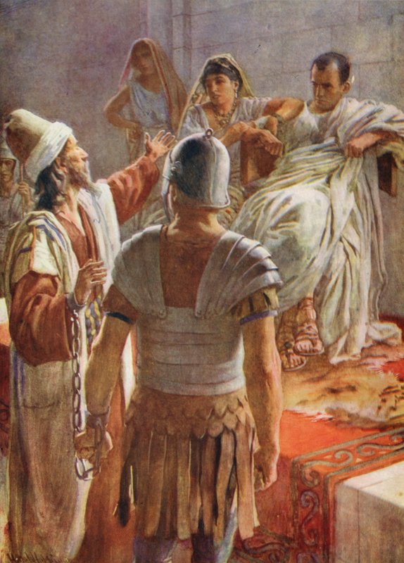 Nuovo Testamento: San Paolo e Felice da Harold Copping