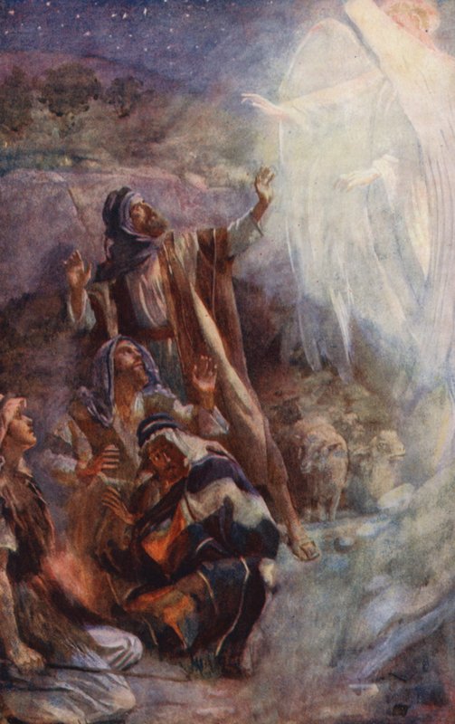 Nuovo Testamento: I pastori di Betlemme da Harold Copping