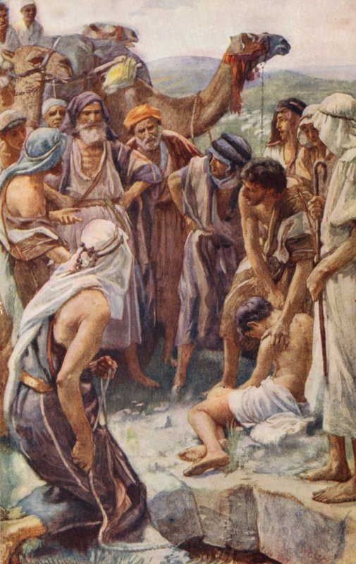 Antico Testamento: La vendita di Giuseppe da Harold Copping