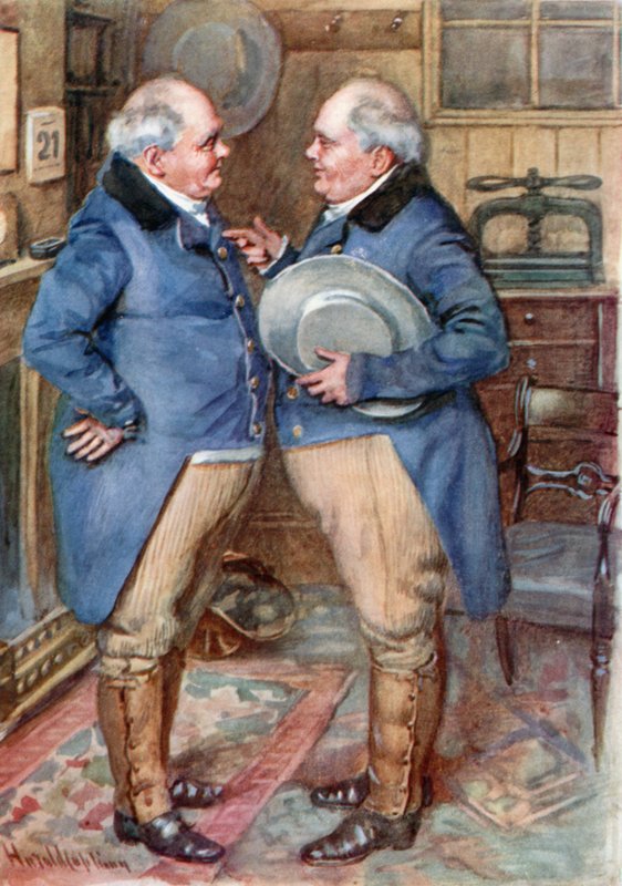 I fratelli Cheeryble da Harold Copping